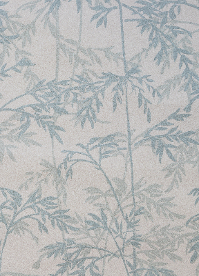 Fensterrollo mit Blätterdesign