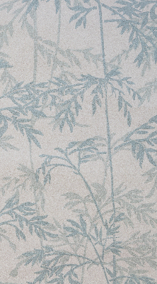 Fensterrollo mit Blätterdesign