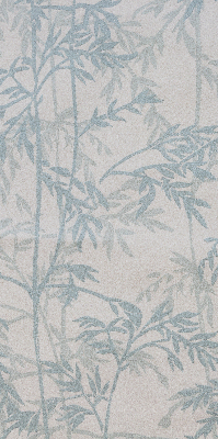 Fensterrollo mit Blätterdesign