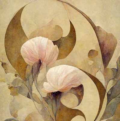 Fensterrollo in Rosa mit Blütenmotiv