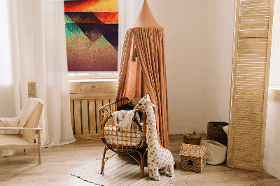 Fensterrollo mit Motiv abstrakte Berge