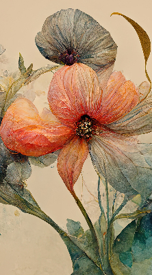 Fensterrollo innen blume