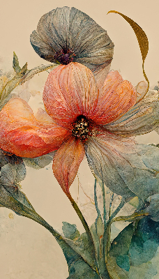 Fensterrollo innen blume
