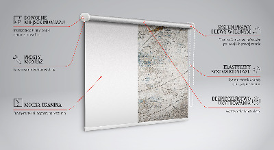 Fensterrollo innen mit spiegelnden Blättern