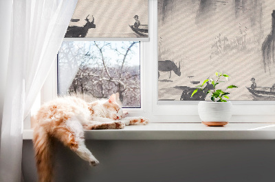 Fensterrollo innen