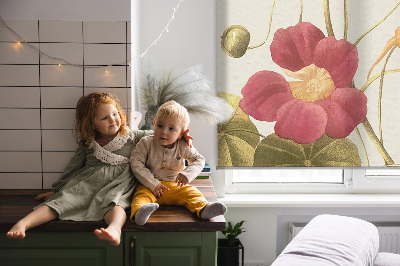 Fensterrollo in der Ausführung Blume