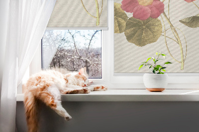 Fensterrollo in der Ausführung Blume