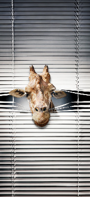 Fensterrollo mit Giraffenmotiv