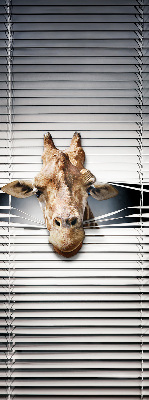 Fensterrollo mit Giraffenmotiv