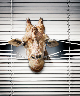 Fensterrollo mit Giraffenmotiv
