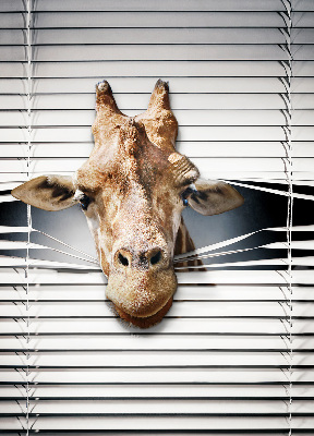 Fensterrollo mit Giraffenmotiv