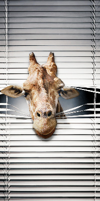 Fensterrollo mit Giraffenmotiv