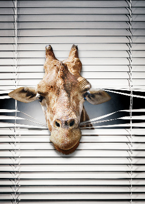Fensterrollo mit Giraffenmotiv