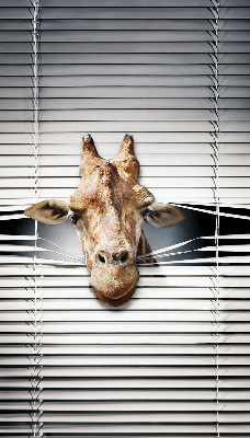 Fensterrollo mit Giraffenmotiv