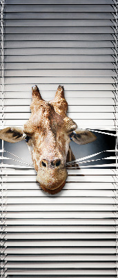 Fensterrollo mit Giraffenmotiv
