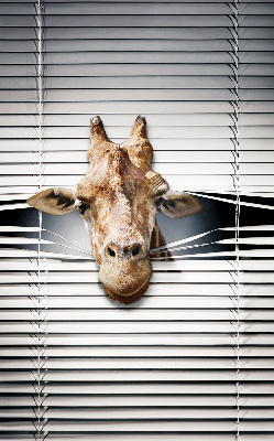 Fensterrollo mit Giraffenmotiv