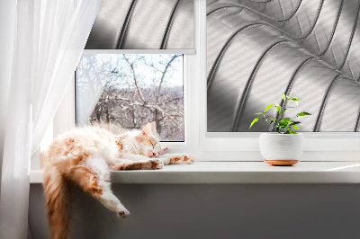 Fenster Rollo mit metallischer abstrakter Optik