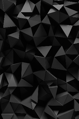 Fenster Rollo mit schwarzem Origami-Motiv