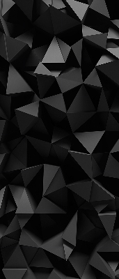 Fenster Rollo mit schwarzem Origami-Motiv