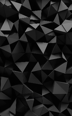 Fenster Rollo mit schwarzem Origami-Motiv