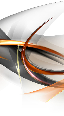 Rollo lichtundurchlässig mit orangefarbenem Linienmuster