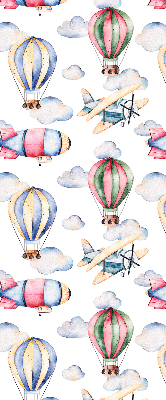 Rollo lichtundurchlässig mit Motiv aus Luftschiffen und Ballons