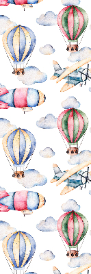 Rollo lichtundurchlässig mit Motiv aus Luftschiffen und Ballons