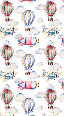 Rollo lichtundurchlässig mit Motiv aus Luftschiffen und Ballons