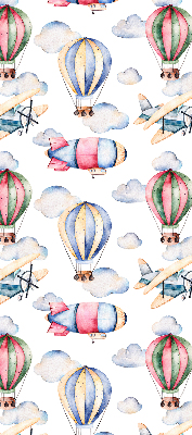 Rollo lichtundurchlässig mit Motiv aus Luftschiffen und Ballons