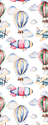 Rollo lichtundurchlässig mit Motiv aus Luftschiffen und Ballons