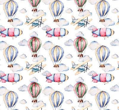 Rollo lichtundurchlässig mit Motiv aus Luftschiffen und Ballons