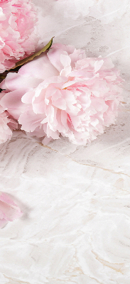 Rollo lichtundurchlässig mit Blumenmuster