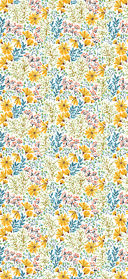 Rollo lichtundurchlässig mit Blumenmuster
