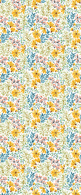 Rollo lichtundurchlässig mit Blumenmuster
