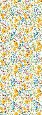Rollo lichtundurchlässig mit Blumenmuster