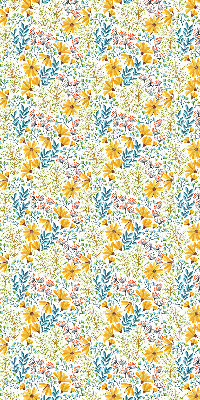Rollo lichtundurchlässig mit Blumenmuster
