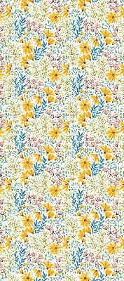 Rollo lichtundurchlässig mit Blumenmuster