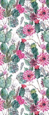 Fenster Rollo mit Kaktusblüte als Motiv