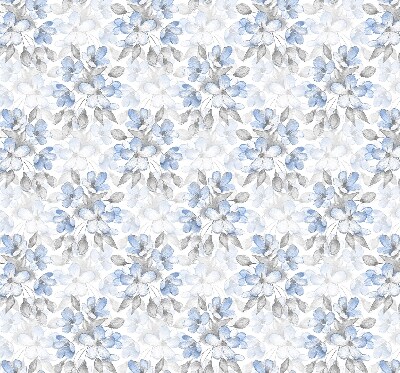 Rollo lichtundurchlässig mit Blumenmuster