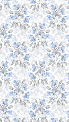 Rollo lichtundurchlässig mit Blumenmuster