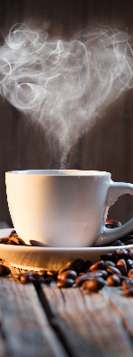 Fenster Rollo mit einem Motiv einer Tasse Kaffee