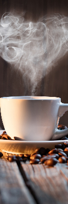 Fenster Rollo mit einem Motiv einer Tasse Kaffee