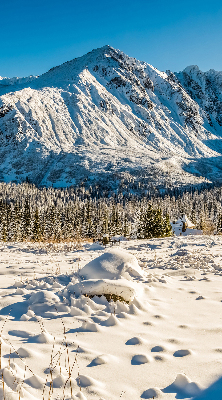 Rollo lichtundurchlässig mit Gebirgsmotiv