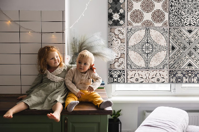 Fenster Rollo mit portugiesischem Muster