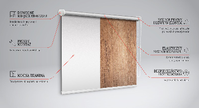Rollo lichtundurchlässig aus Holz