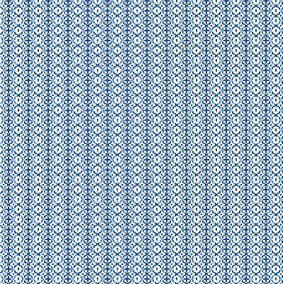 Fenster Rollo in Blau mit geometrischem Muster