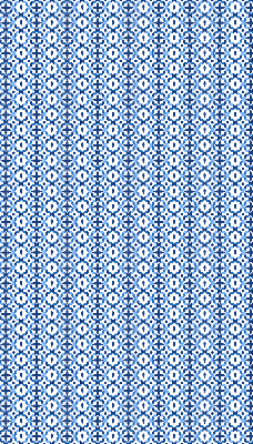 Fenster Rollo in Blau mit geometrischem Muster