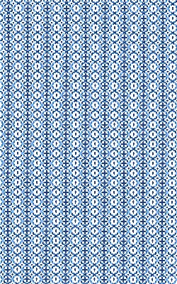 Fenster Rollo in Blau mit geometrischem Muster