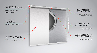 Fenster Rollo aus Metall