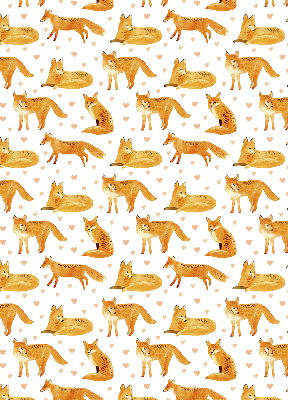 Verdunkelungsrollo mit Fuchs-Motiv